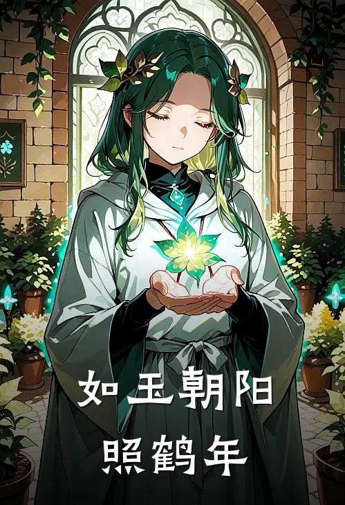 如玉朝阳照鹤年