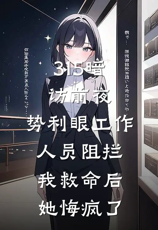 315暗访前夜，势利眼工作人员阻拦我救命后，她悔疯了