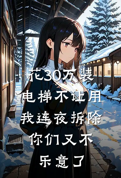 花30万装电梯不让用，我连夜拆除，你们又不乐意了